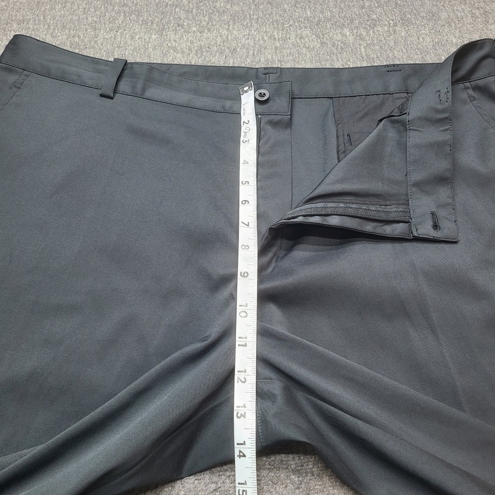 Nike Golf Shorts Mens 40 Black Excellent Dri-FIT Flat Front Stretch Performance - Picture 3 of 8